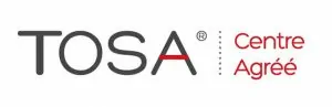 Logo Centre agrée certification TOSA
