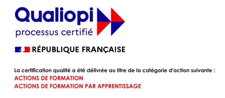 Organisme certifié Qualiopi, Actions de formation et apprentissage