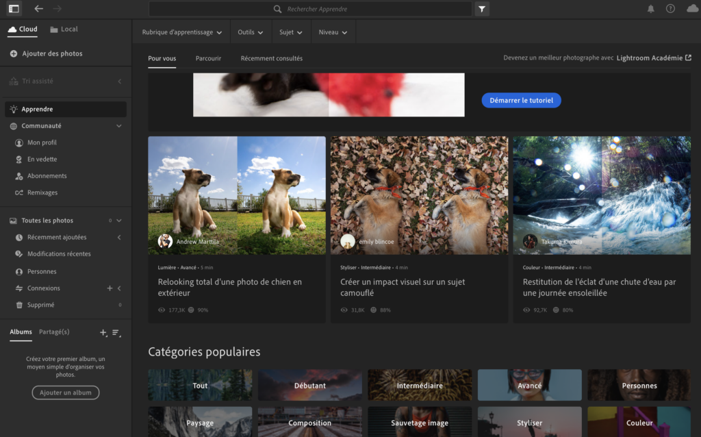 étalonnage vidéo avancé sur logiciel de montage