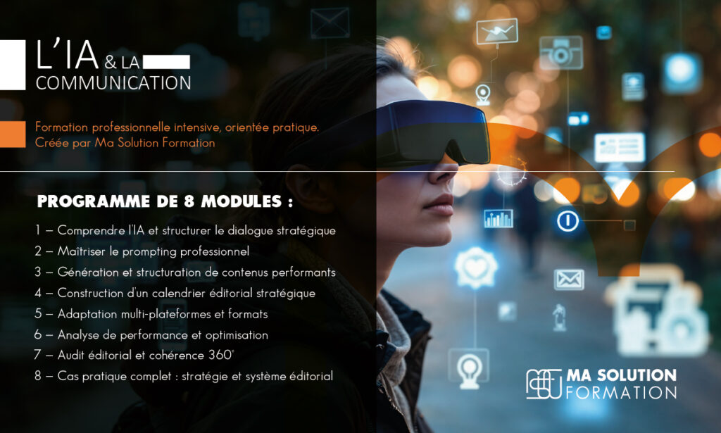 Photo mise avant de l'article - Formation IA communication : maîtriser l’IA pour vos contenus